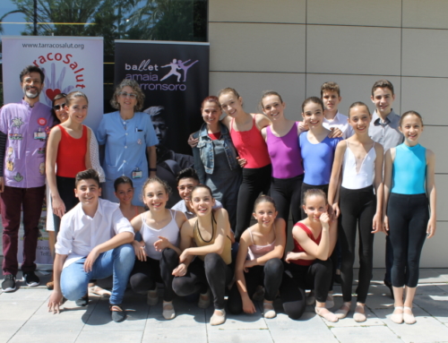 El Ballet Amaia Dorronsoro actua en el Hospital Joan XXII de Tarragona.